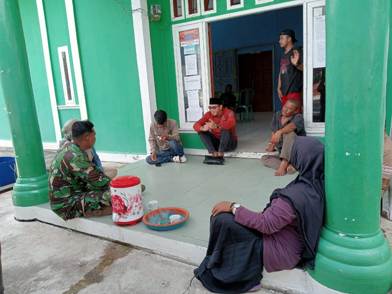 Praka Rahmad Gelar Komsos di Kampung Pancasila, Teluk Belitung