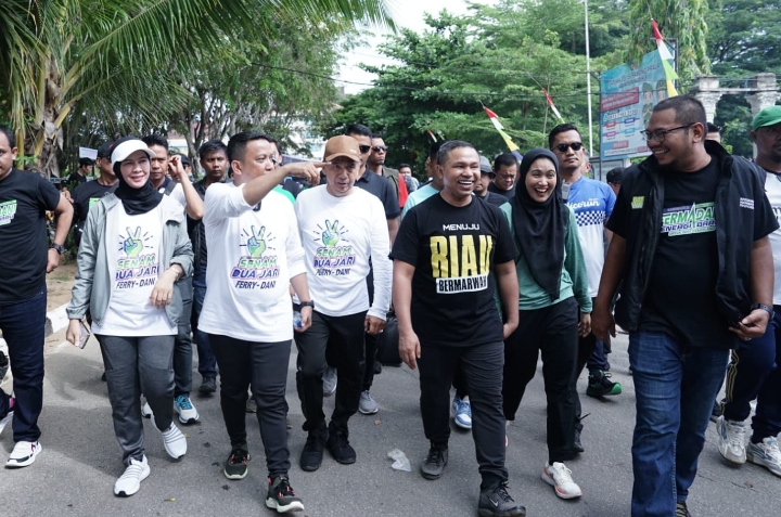 Serap Aspirasi di CFD, Fermadani Siap Perjuangkan Para Pelaku UMKM Inhil