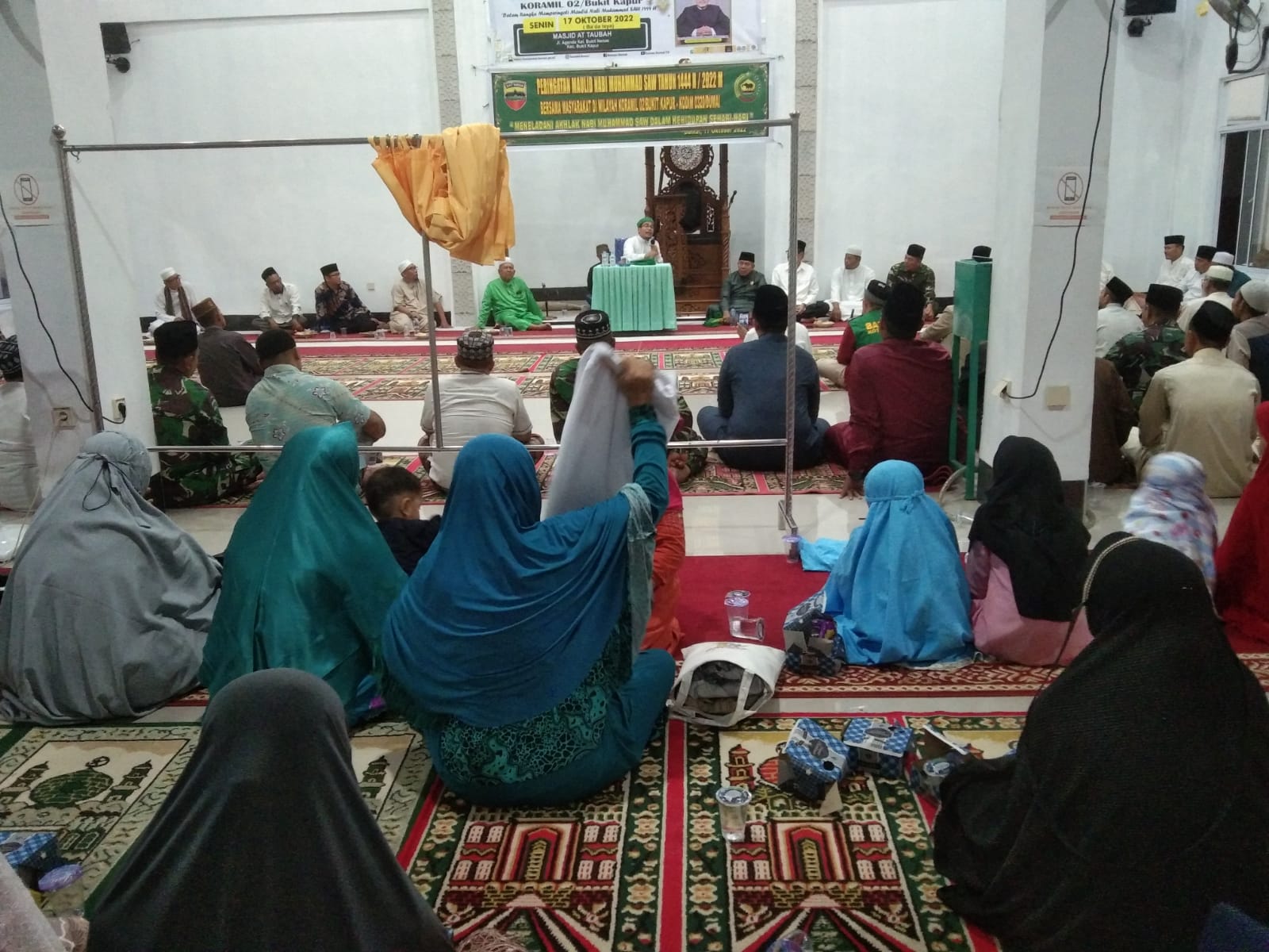 Peringati Maulid Nabi Muhammad, Koramil 02 dan Baznas Gelar Kegiatan