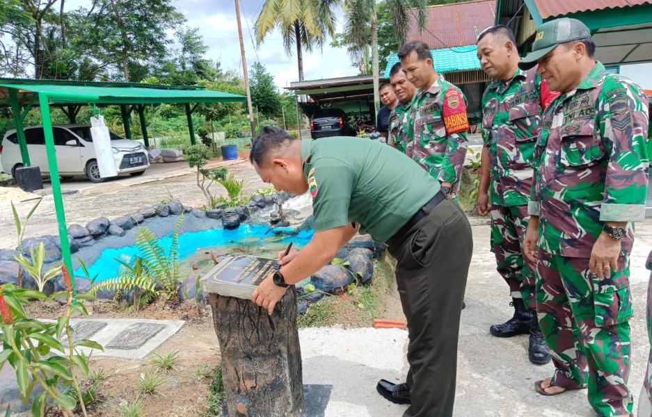 Taman Komsos Koramil 02 Resmi Dibuka, Diharapkan Dapat Menampung Keluhan dan Masukan Dari Masyarakat