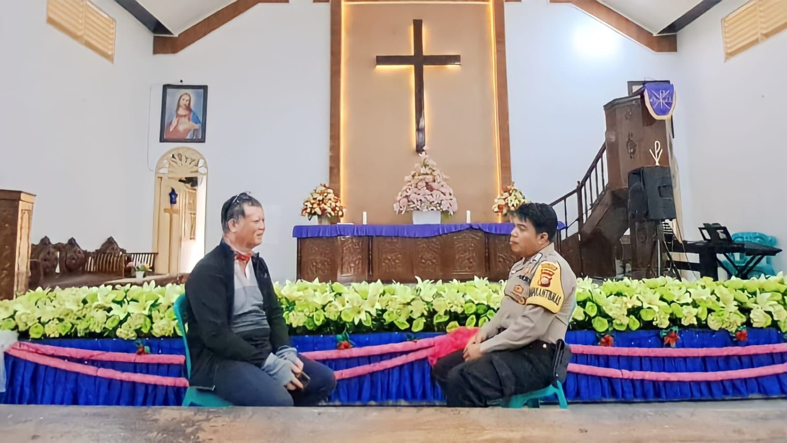 Jelang Natal Dan Tahun Baru, Kapolres Bengkalis Arahkan Jajaran Berkordinasi Baik Dengan Pengurus Gereja