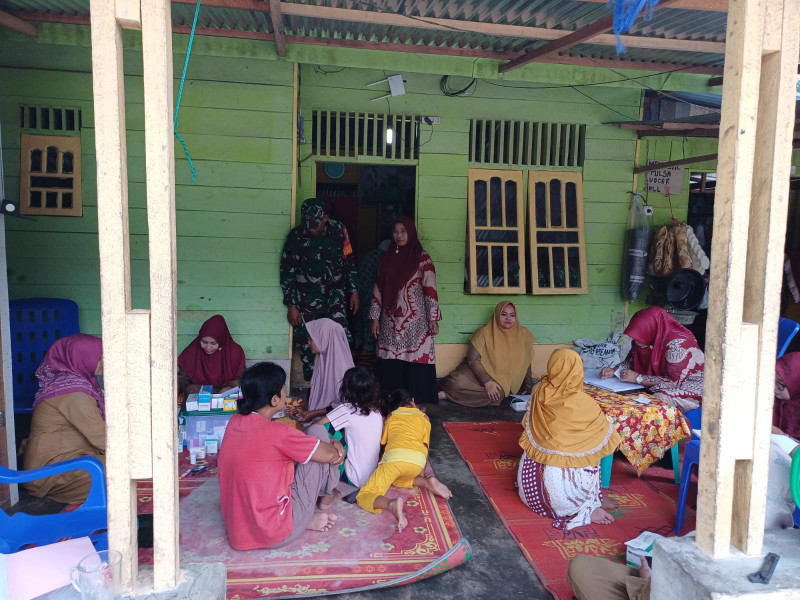 Serka M Aslim Lubis Berikan Pelayanan Kepada Masyarakat di Pos Yandu Lansia