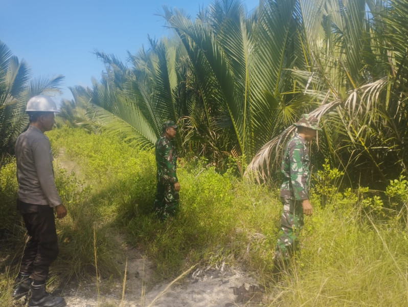 Babinsa Koramil 06/Merbau Intensifkan Patroli Untuk Cegah Karhutla di Desa Ketapang Permai