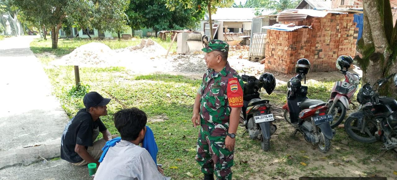 Serma Zul Efendi Laksanakan Bimbingan Teritorial