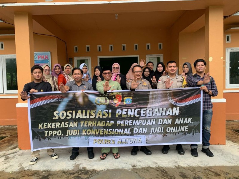 Polres Natuna Terus Melalakukan Sosialisasi TPPO dan Pekerja Migran ilegal