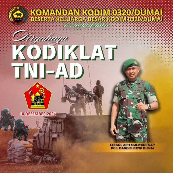 Dandim 0320/Dumai Apresiasi Kontribusi Kodiklat