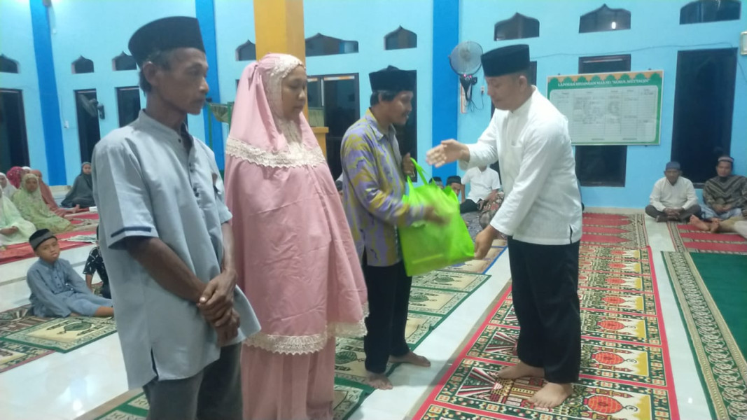 Safari Ramadhan Danramil 02/BK di Masjid Nurul Muttaqin