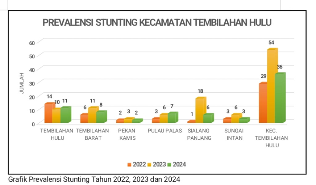 Analisis Hasil Pengukuran Stunting Kecamatan Tembilahan Hulu Tahun 2024