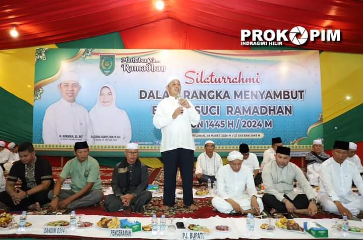Pj. Bupati Inhil H. Herman, Doa Bersama Dalam Rangka Menyambut Bulan Suci Ramadhan 1445 H / 2024 M