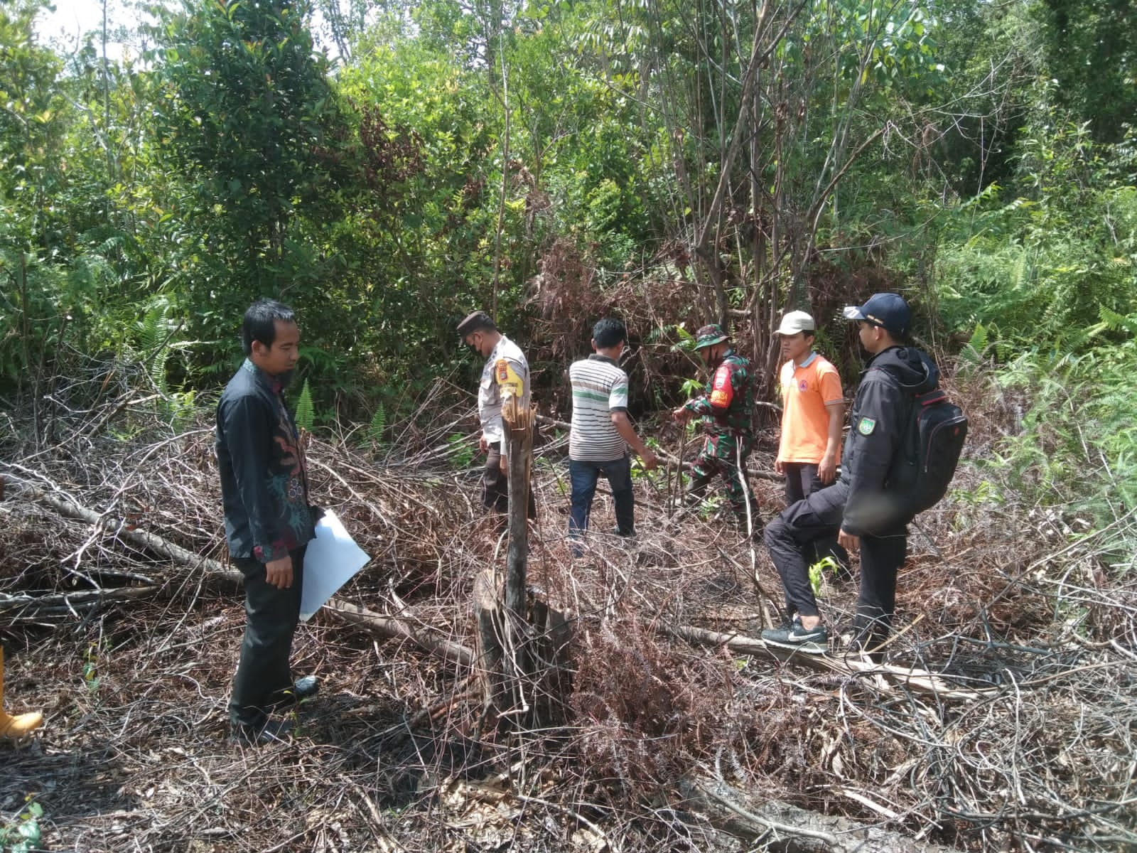 Babinsa 02 Laksanakan Sosialisasi Pencegahan Karhutla