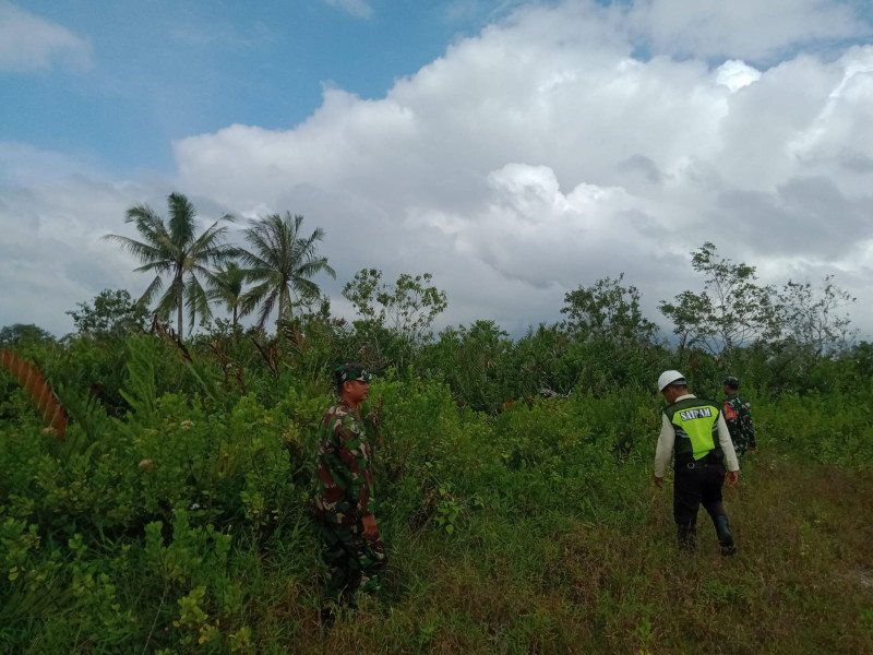 Peninjauan Wilayah di Desa Binaan Oleh Serda K Sinaga