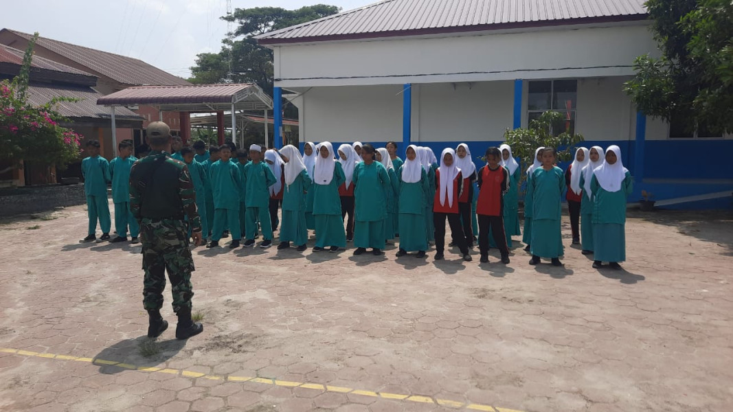 Menumbuhkan Rasa Kebangsaan, Bati Tuud Ramil 03 Berikan Pelatihan PBB