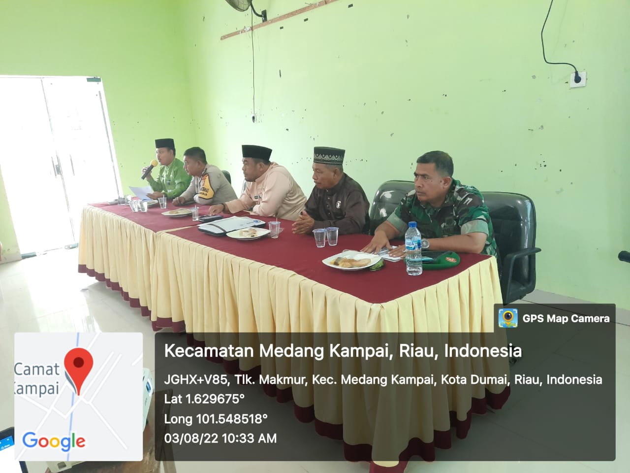 Pelda Hendrianto Hadiri Rapat Persiapan HUT RI