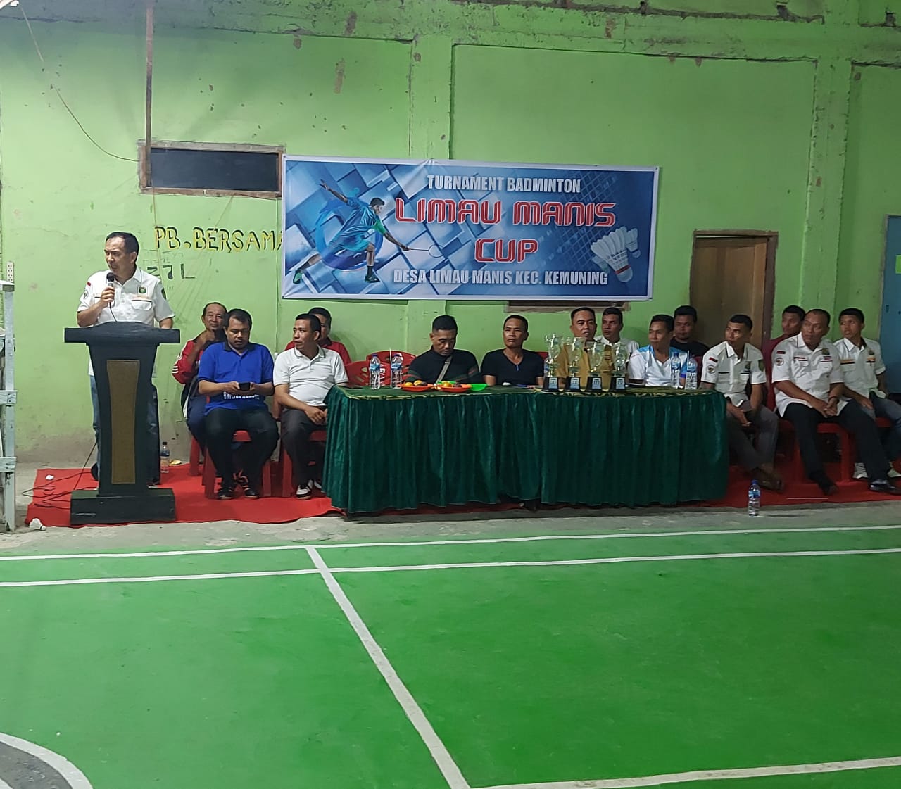 Final Turnamen Badminton Limau Manis CUP Resmi Ditutup oleh Ketua DPRD Inhil