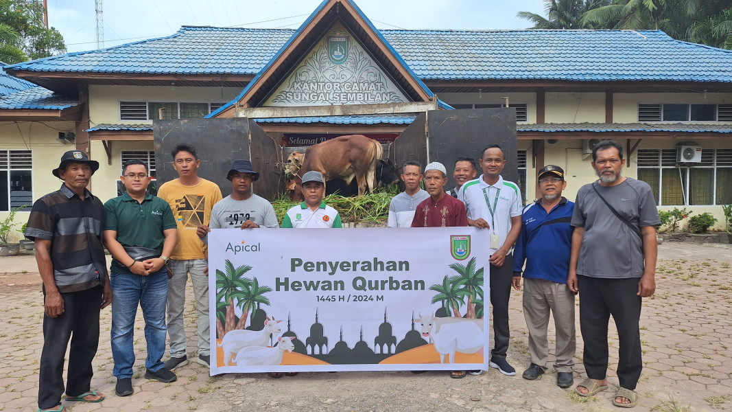 Peringati Hari Raya Idul Adha, Apical Dumai Salurkan Hewan Kurban ke Masyarakat