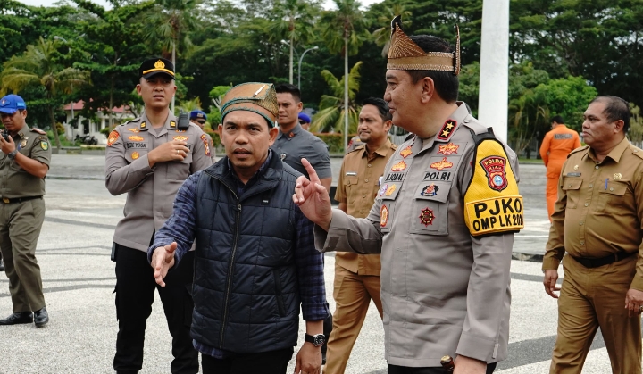 Pj Bupati Erisman Yahya Dampingi Langsung Kunjungan Kapolda Riau ke Inhil