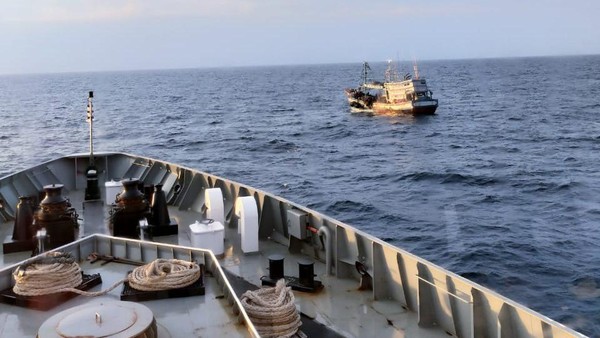 2 Kapal Pencuri Ikan Asal Vietnam Ditangkap Bakamla di Perairan Natuna