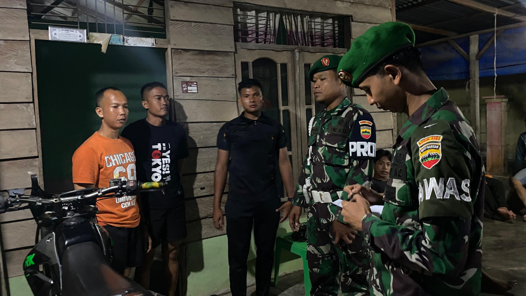 Cegah Pelanggaran Satgas TMMD, Provost dan Bawas Tajak Patroli Malam Hari