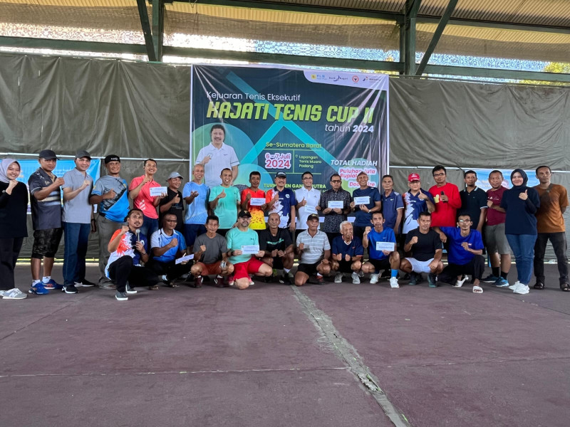 PLN Icon Plus Sumbagteng Jadi Sponsorship Kajati Tenis Cup II se-Sumbar Tahun 2024