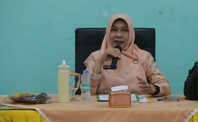 Penasihat DPW Inhil Hj Katerina Susanti Berikan Motivasi Pada Pertemuan Bulanan