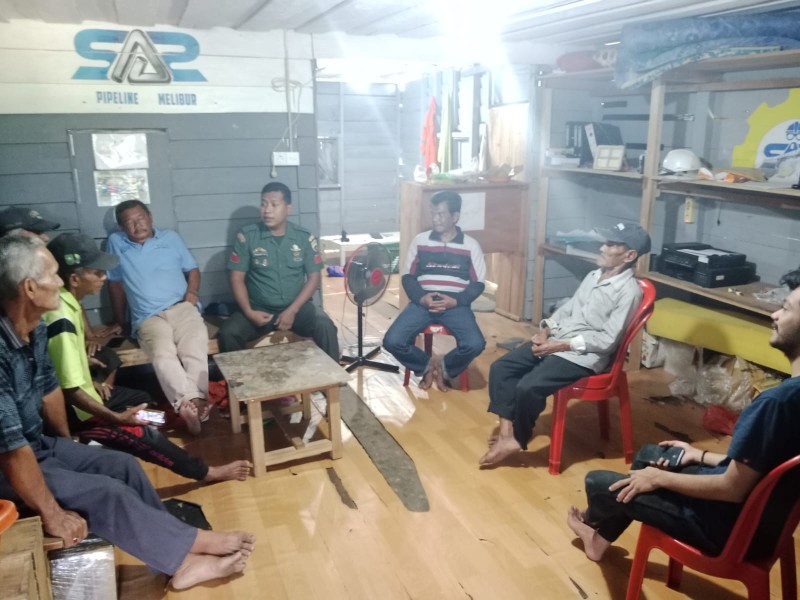 Babinsa Koramil 06/Merbau Dorong Nilai Pancasila Dalam Kehidupan Bermasyarakat