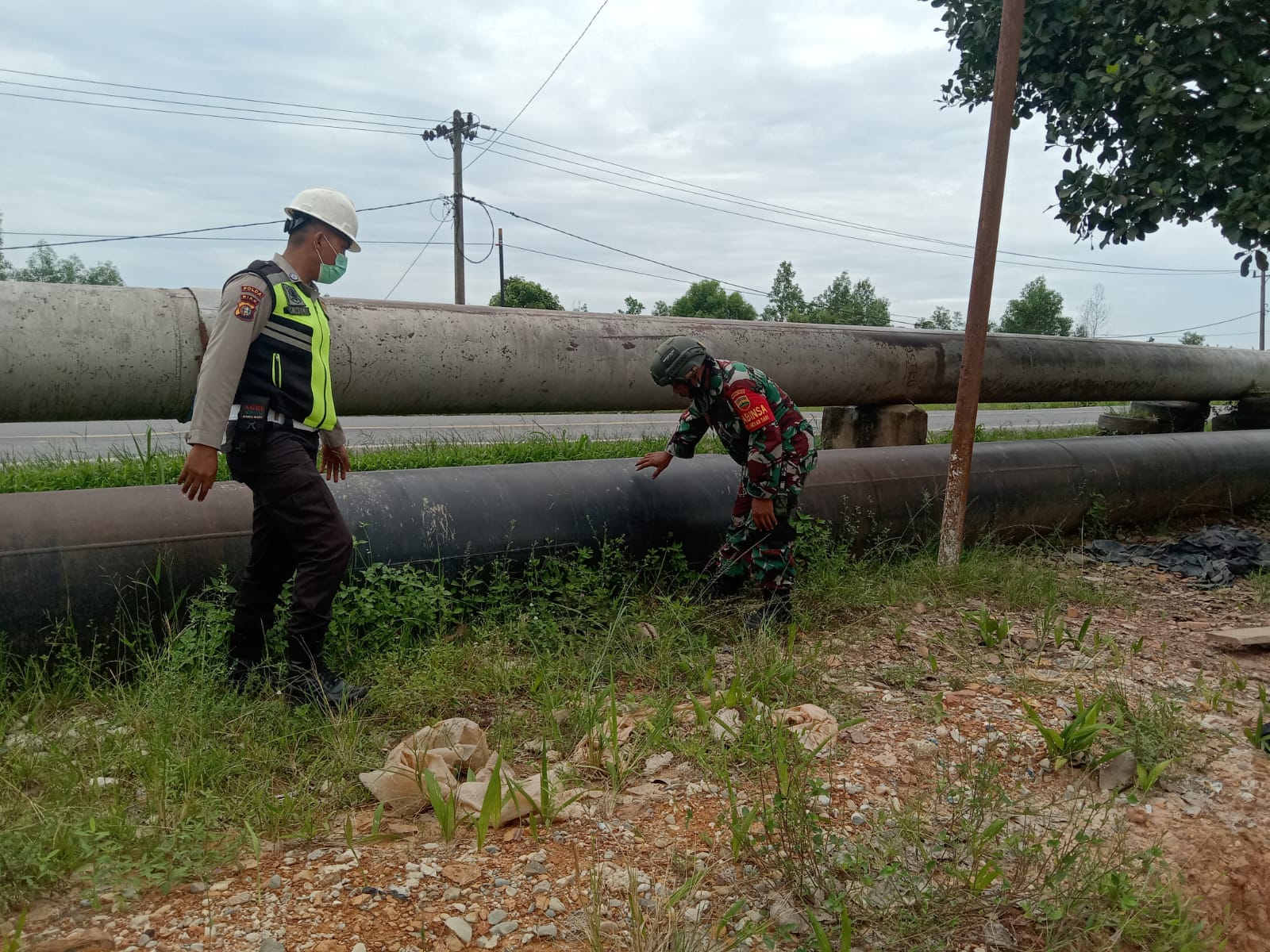 Serka Suandi Laksanakan Giat Pengamanan Pipa PHR