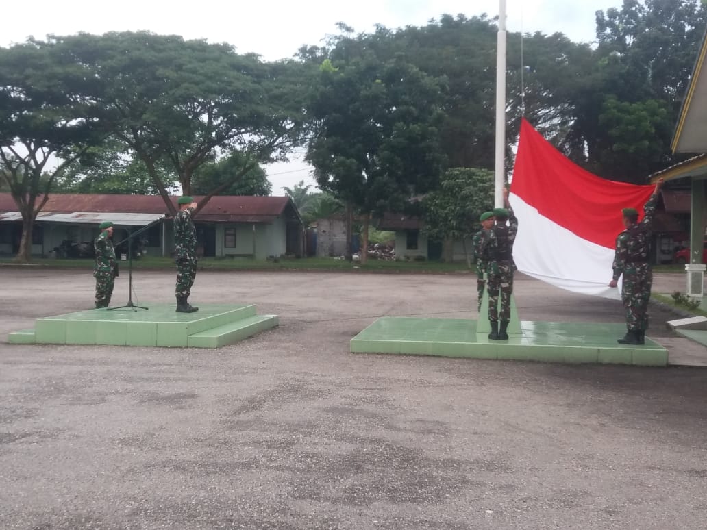 KODIM 0320/DUMAI GELAR UPACARA MINGGUAN SETIAP HARI SENIN