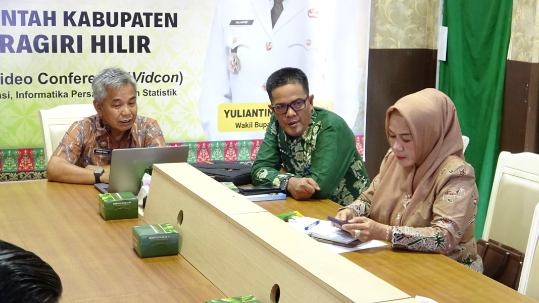 Pemkab Inhil Ikuti Rapat Virtual GPM Serentak se-Indonesia