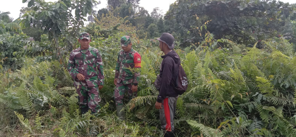 Sosialisasi dan Patroli Babinsa, Upaya Aktif Cegah Karhutla di Desa Binaan
