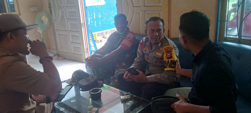 Babinsa dan Bhabinkamtibmas Pererat Sinergi Lewat Komsos di Kampung Pancasila
