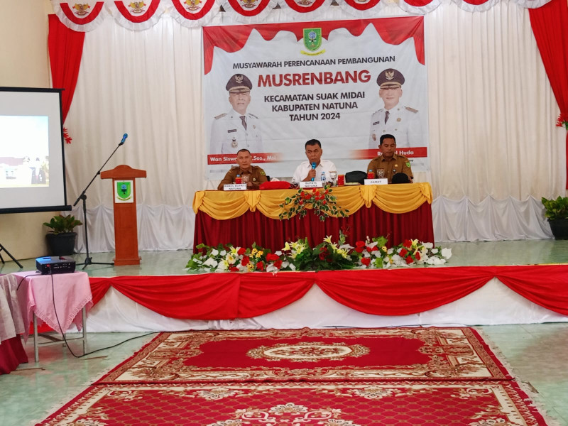 Bupati Dan Wakil Bupati Hadiri Musrenbang di Kecamatan Suak Midai