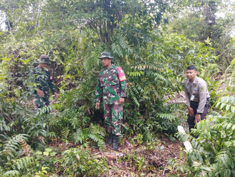 Giat Patroli dan Monitoring Wilayah Cegah Karhutla Oleh Serka Eri Efrianto