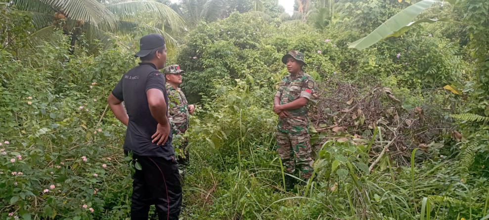 Pencegahan Aksi Pembakaran Lahan dan Hutan Oleh Babinsa Koramil 06 Merbau