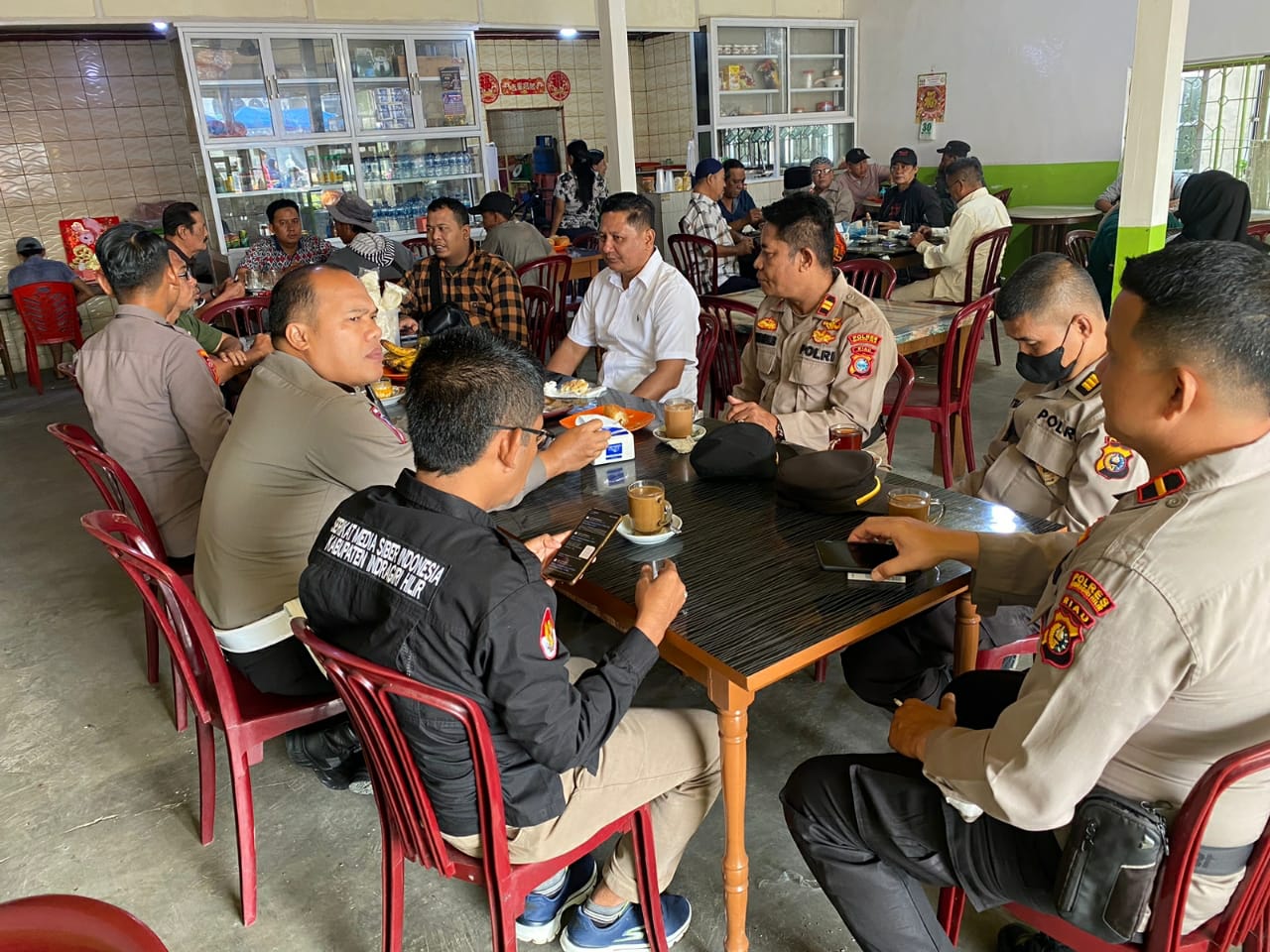 Jum'at Curhat, Cara Polres Inhil Dengarkan Masukan dan Sharing Informasi dengan Insan Pers