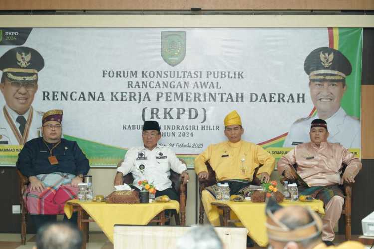 Buka Forum Konsultasi Publik RKPD Inhil 2024, Bupati Sampaikan Program Prioritas