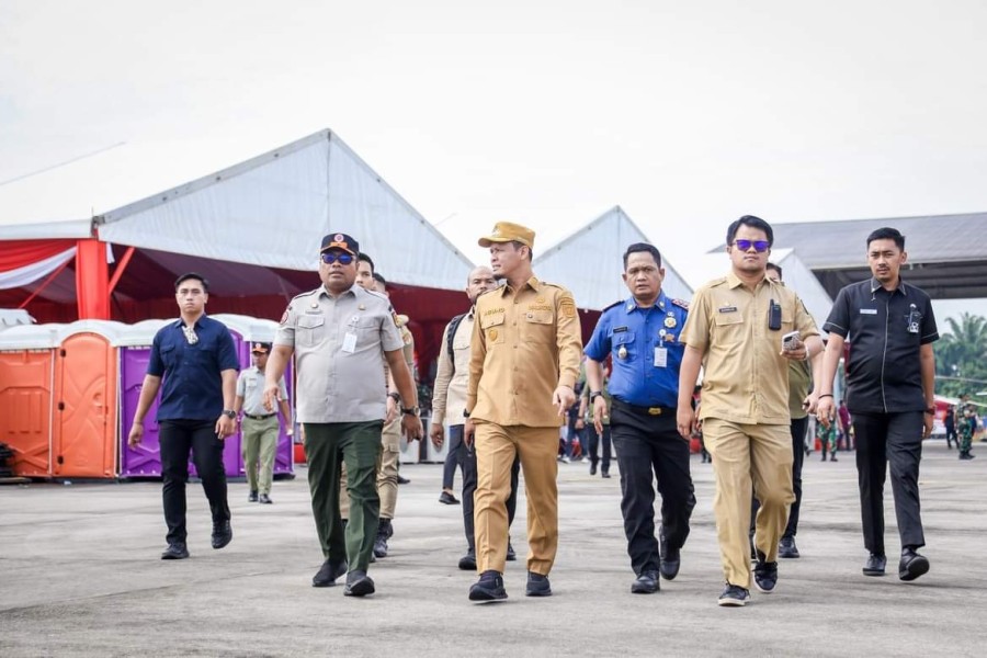 Ketua DPRD Pekanbaru Ikuti Apel Kesiapsiagaan Karhutla