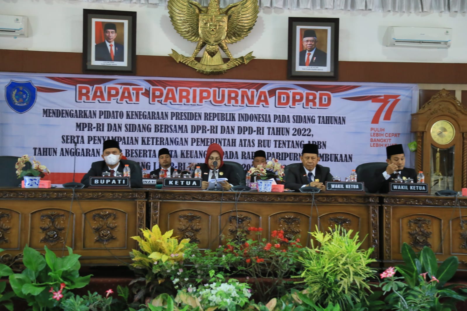 Bupati Labuhanbatu Ikuti Pidato Kenegaraan Presiden Republik Indonesia