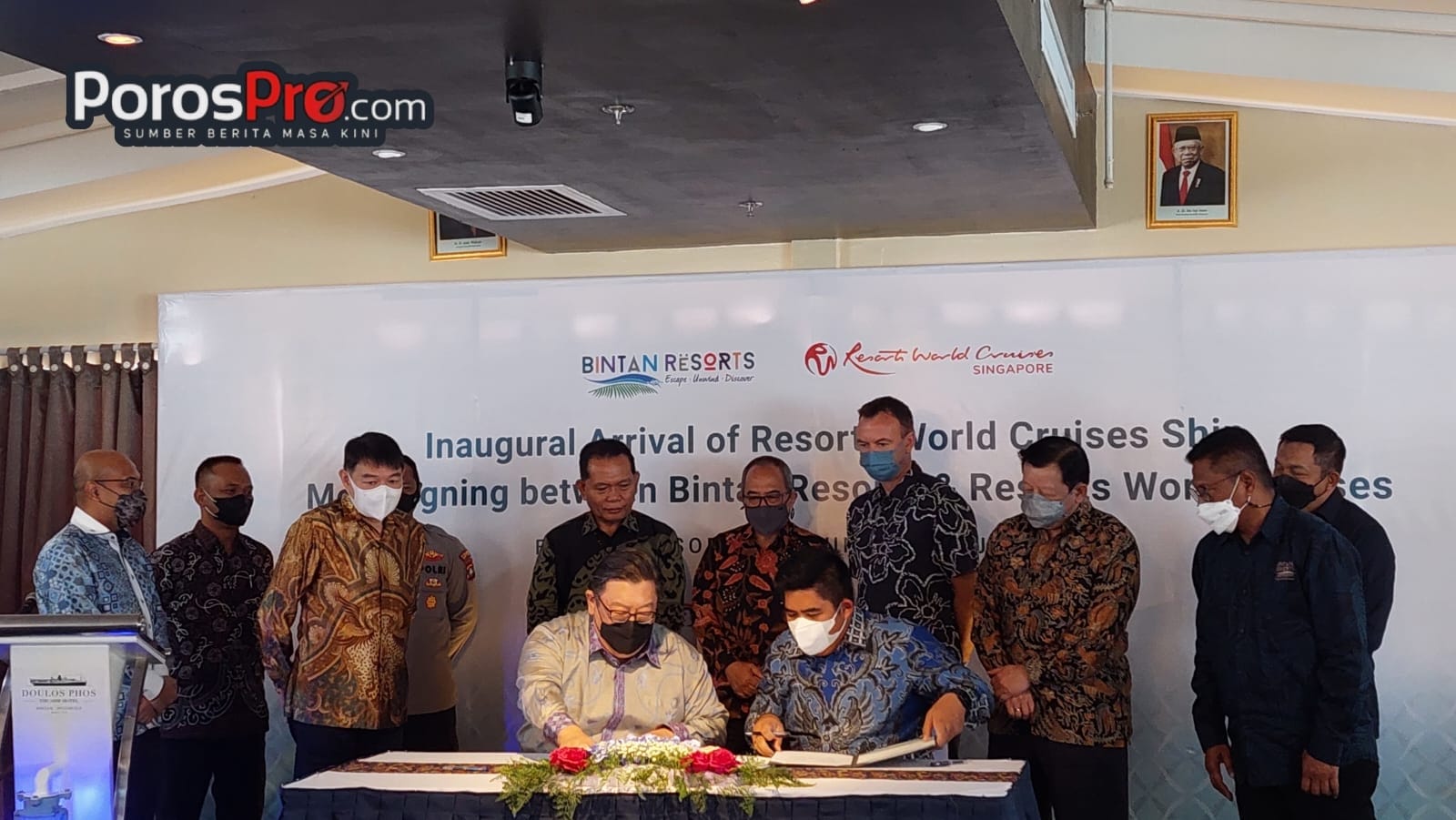 Bintan Resorts dan Resort World Cruises Teken MoU, Kapal Pesiar Genting Dream Singgah ke Kepri