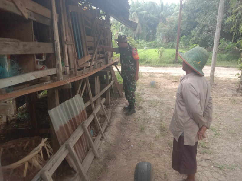 Giat Serda Agustinus Mendampingi Peternak Guna Cegah PMK