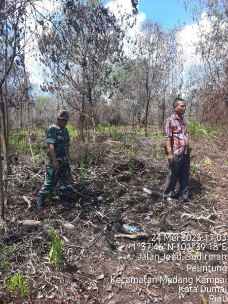 Pelda Hendrianto Laksanakan Giat Pencegahan Karhutla