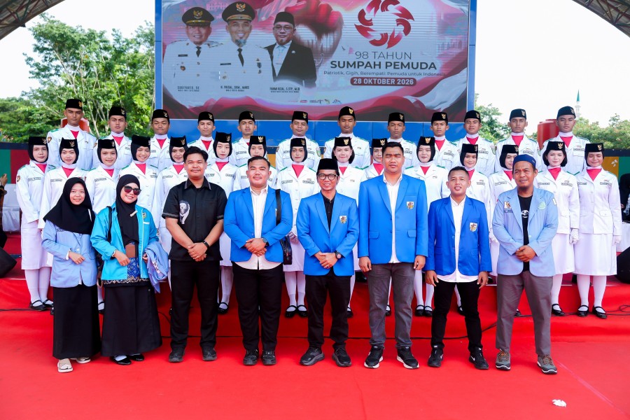 Peringati Hari Sumpah Pemuda Tahun 2026, Pengurus DPD KNPI Dumai Ikuti Prosesi Upacara Khidmat di Bukit Gelanggang