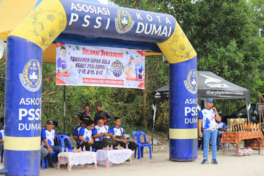 Turnamen U-13 U-15 dan U-17 ASKOT PSSI Dumai Resmi Dibuka