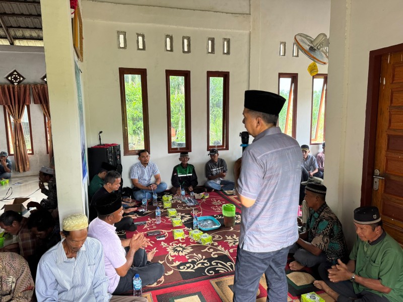 Pesan Damai Ferryandi di Desa Teluk Kiambang, Semua Putra Putri Terbaik Inhil