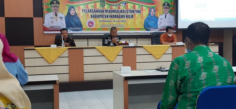 DP2KB3PA Inhil Laksanakan Rekonsiliasi Percepatan Penurunan Stanting 