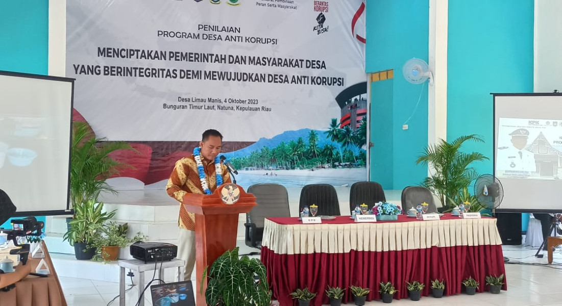 Desa Limau Manis Di Kabupaten Natuna Masuk Dalam Tahapan Penilaian Kontestasi Desa Anti Korupsi