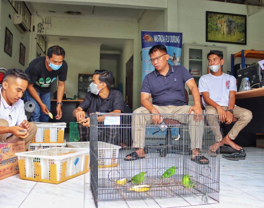 BBKSDA Riau Gagalkan Perdagangan Burung Jenis Cica