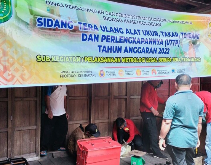 Disdagtri Inhil Sidang Tera Ulang Alat UTTP di Tanah Merah