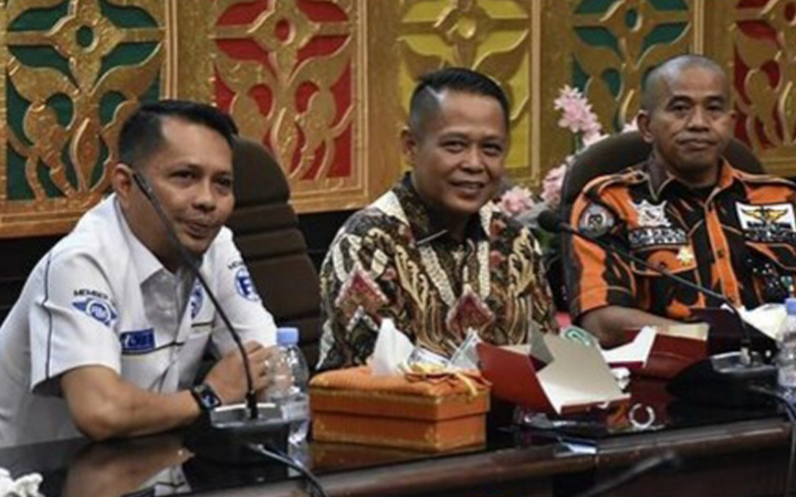 Puluhan Anggota Ormas PP Siap Dukung Kinerja DPRD Kota Pekanbaru