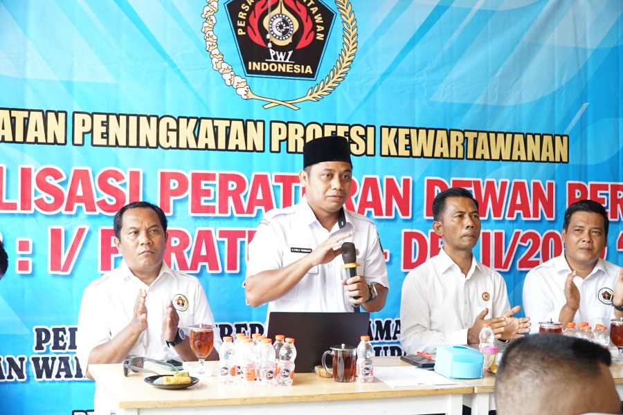 Dibuka Oleh Kadis Kominfo, PWI Labuhanbatu Gelar Sosialisasi PPRA