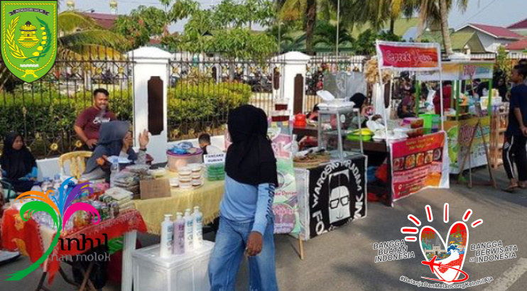 Beragam Kuliner Konsisten Disajikan di Area CFD Tembilahan